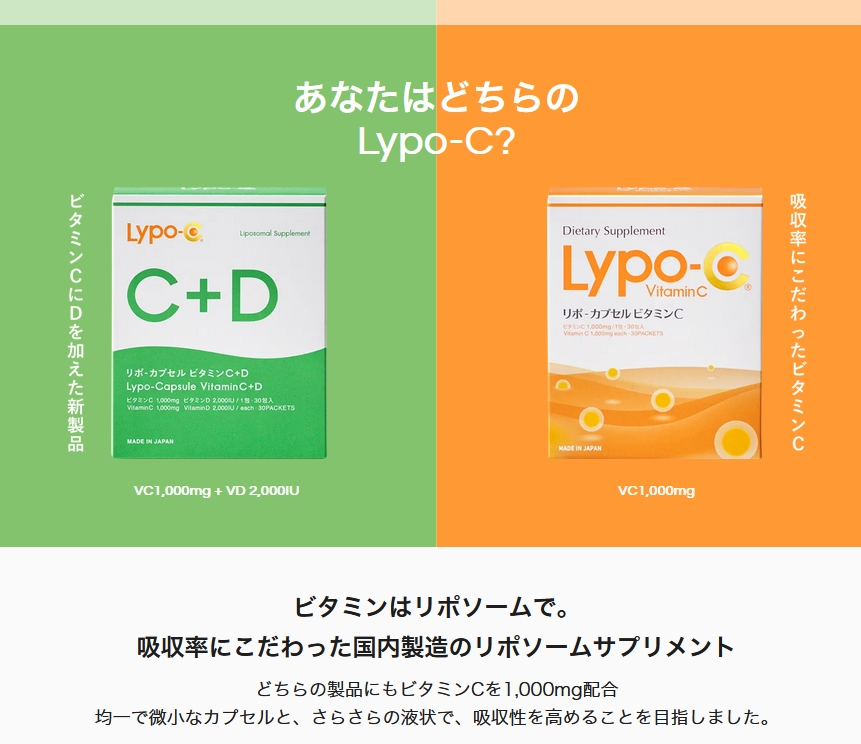 リポC Lypo-C C+D どっち（よりこクリニック）